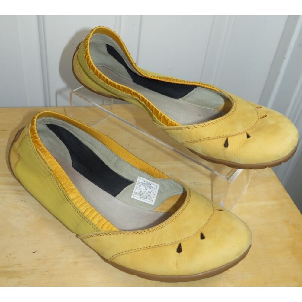 Merrell Women's Whirl Glove Slip On Ballet Style Flats 'Yolk Yellow' Size 11